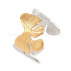 Anillos abiertos para puños de acero inoxidable 304&nbsp;RJEW-Z138-01GP-03