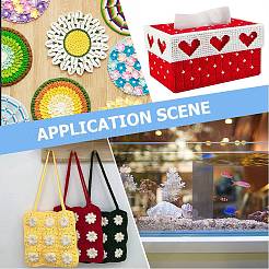 4 лист прямоугольный пластиковый сетчатый холст листы&nbsp;DIY-CP0012-72B