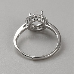 Открытые кольца-манжеты из стерлингового серебра STER-WH0061-21D