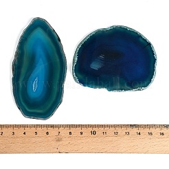 Gefärbte und erhitzte natürliche Achat-Scheiben-Cabochons&nbsp;GG-CBAAF67-01F