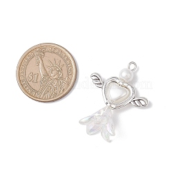 Подвески из акрила и сплава в тибетском стиле&nbsp;PALLOY-JF04328