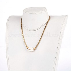 Регулируемые гальванические немагнитные гематит ожерелья из бисера NJEW-JN02302