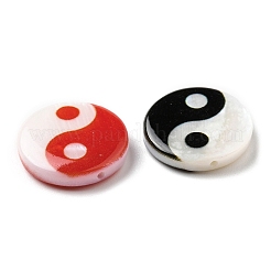 Набивные бусины из натуральных пресноводных раковин&nbsp;SHEL-R129-07C