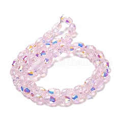 Стеклянные бусины с гальваническим покрытием &nbsp;EGLA-D030-04A