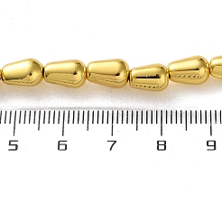 Гальванические нити синтетических магнитных гематитовых бусин&nbsp;G-Q1009-F02-6x8mm