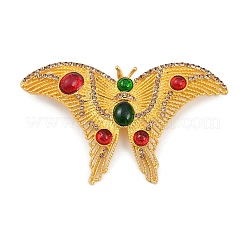 Spille a farfalla con strass in lega retrò&nbsp;JEWB-S022-10A
