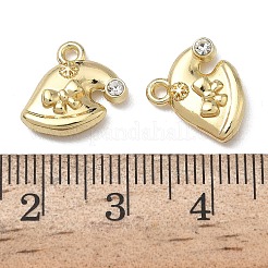Pendentifs de Noël en alliage de cristal et strass&nbsp;FIND-L026-01A-G