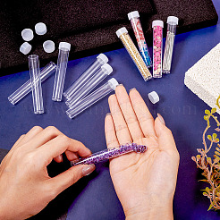 20 шт. прозрачных пластиковых контейнеров для шариков с крышками&nbsp;CON-TA0001-19