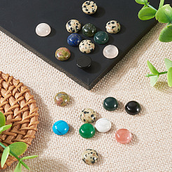 Кабошоны из натуральных и синтетических смешанных драгоценных камней&nbsp;G-TA0002-76B