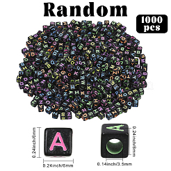 1000 шт. Непрозрачные акриловые бусины&nbsp;MACR-SC0002-43B