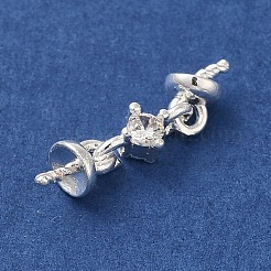 Латунный микро-паве кубический цирконий&nbsp;LS-KK-K371-19P