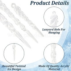 50шт. акриловые искусственные ледяные украшения для бара&nbsp;HJEW-YW0001-06A