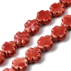 Фарфора ручной работы бисер нитей PORC-K010-05