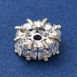 Латунные микропаве из прозрачного кубического циркония&nbsp;KK-D378-24S-02