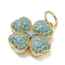 Ottone micro spianare pendenti zirconi&nbsp;KK-CBA56EF-29G-02
