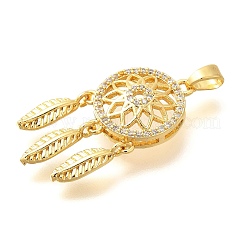 Латунные микро проложить кубического циркония подвески&nbsp;LS-ZIRC-D275-05G