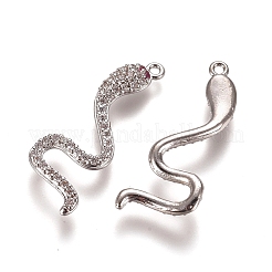 Латунные микро проложить кубического циркония подвески&nbsp;ZIRC-L075-78A