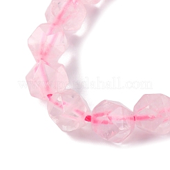 Граненые бусины из натурального розового кварца с драгоценными камнями&nbsp;LS-G-J331-02-8mm