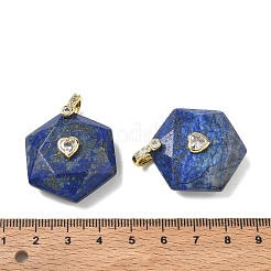 Gefärbte natürliche Lapislazuli-Anhänger mit Facettenschliff&nbsp;GG-CBA67BD-01G-I