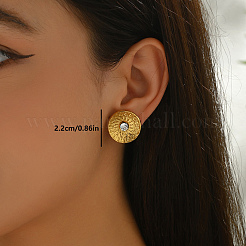 Минималистичные серьги-гвоздики из нержавеющей стали AU5981-4