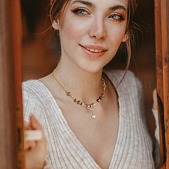 100шт 10 стиля бусины из натурального драгоценного камня G-FW0001-20