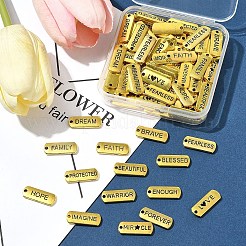 120шт прямоугольные подвески из сплава в тибетском стиле FIND-FS0003-62