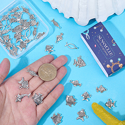 60шт 12 стиля подвески из сплава в тибетском стиле&nbsp;FIND-SC0020-19