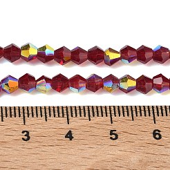 Гальванизируйте прозрачное стекло бисер нитей&nbsp;EGLA-K015-18D