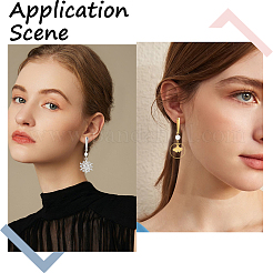 40 шт. 2 цвета фурнитура для сережек-гвоздиков из нержавеющей стали 304&nbsp;STAS-SC0008-44