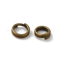 真鍮スプリットリング  ダブルループ丸カン  カドミウムフリー＆鉛フリー  アンティークブロンズ  1.4x4mm  内径約3.3mm  約11079個/880g&nbsp;J0CP5051