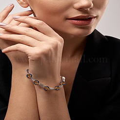 1 brin de perles en œil de tigre naturel&nbsp;G-LP0001-06