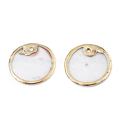 Подвески из натуральной оболочки Capiz SSHEL-N034-129