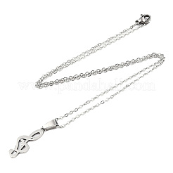 Не тускнеющие подвески из нержавеющей стали 201&nbsp;LS-NJEW-S105-JN720-45-1