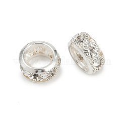 Латунные бусины со стразами  KK-U071-02B-01S