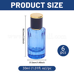 6 Stück 6 Farben Glas-Sprühflaschen&nbsp;MRMJ-CA0001-61