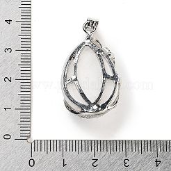 Pendentifs en forme de larme de jade blanc naturel&nbsp;G-G112-03P-01