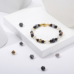 Стойки обшивки латунь кубического циркония бусы&nbsp;ZIRC-FH0001-01