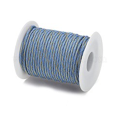ポリエステルツイストコード  メタリック糸付き  ラウンド  コーンフラワーブルー  3mm&nbsp;FB-NH0001-01D