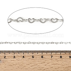 Цепочки в форме сердца из нержавеющей стали 304&nbsp;CHS-B015-04P