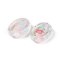 Прозрачного акрилового печатных бисера&nbsp;OACR-Z020-13