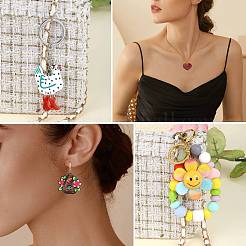 16шт 8 стиля акриловые подвески с принтом OACR-SZ0001-40