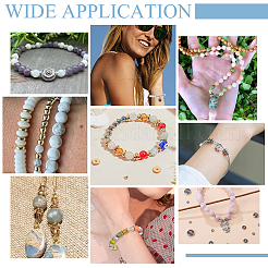 100 шт. разделительные бусины из нержавеющей стали 304&nbsp;STAS-UN0058-39