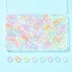 150 шт. светящиеся акриловые бусины в форме конуса MACR-FS0002-29