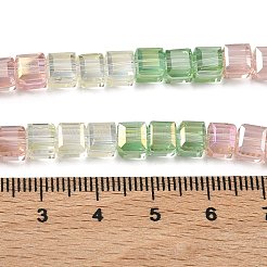 Гальванизируйте прозрачное стекло бисер нитей&nbsp;EGLA-K015-14B