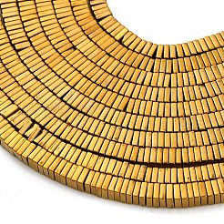 Гальванические нити из синтетических немагнитных гематитовых бусин&nbsp;G-P262-22-G01