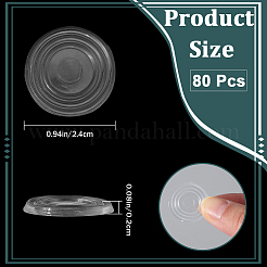 Противоскользящие накладки из ПВХ для стеклянной столешницы. KY-GF0001-47B