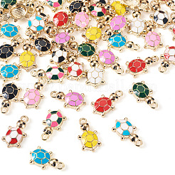 48шт 12 цвета сплава эмалевые подвески&nbsp;PALLOY-TA0002-55G