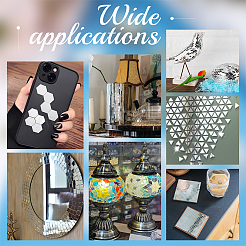 300 pieza de mosaicos acrílicos autoadhesivos&nbsp;DIY-OC0012-59E