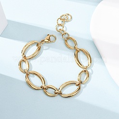 Браслеты-цепочки из нержавеющей стали 304 для женщин&nbsp;BJEW-K293-05G