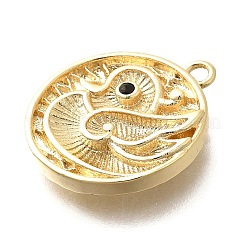 Латунные микро проложить кубического циркония подвески&nbsp;LS-KK-Q035-16B-G